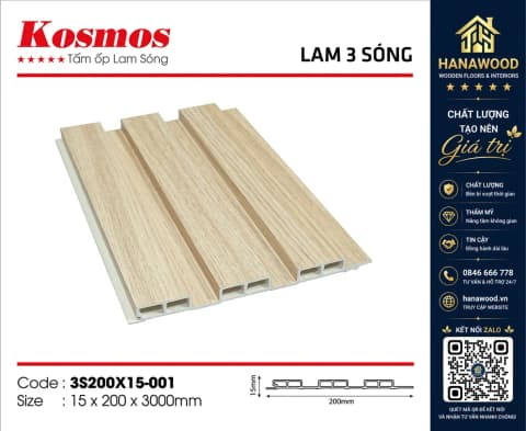 Lam 3 Sóng Thấp Kosmos 3S200X15-001